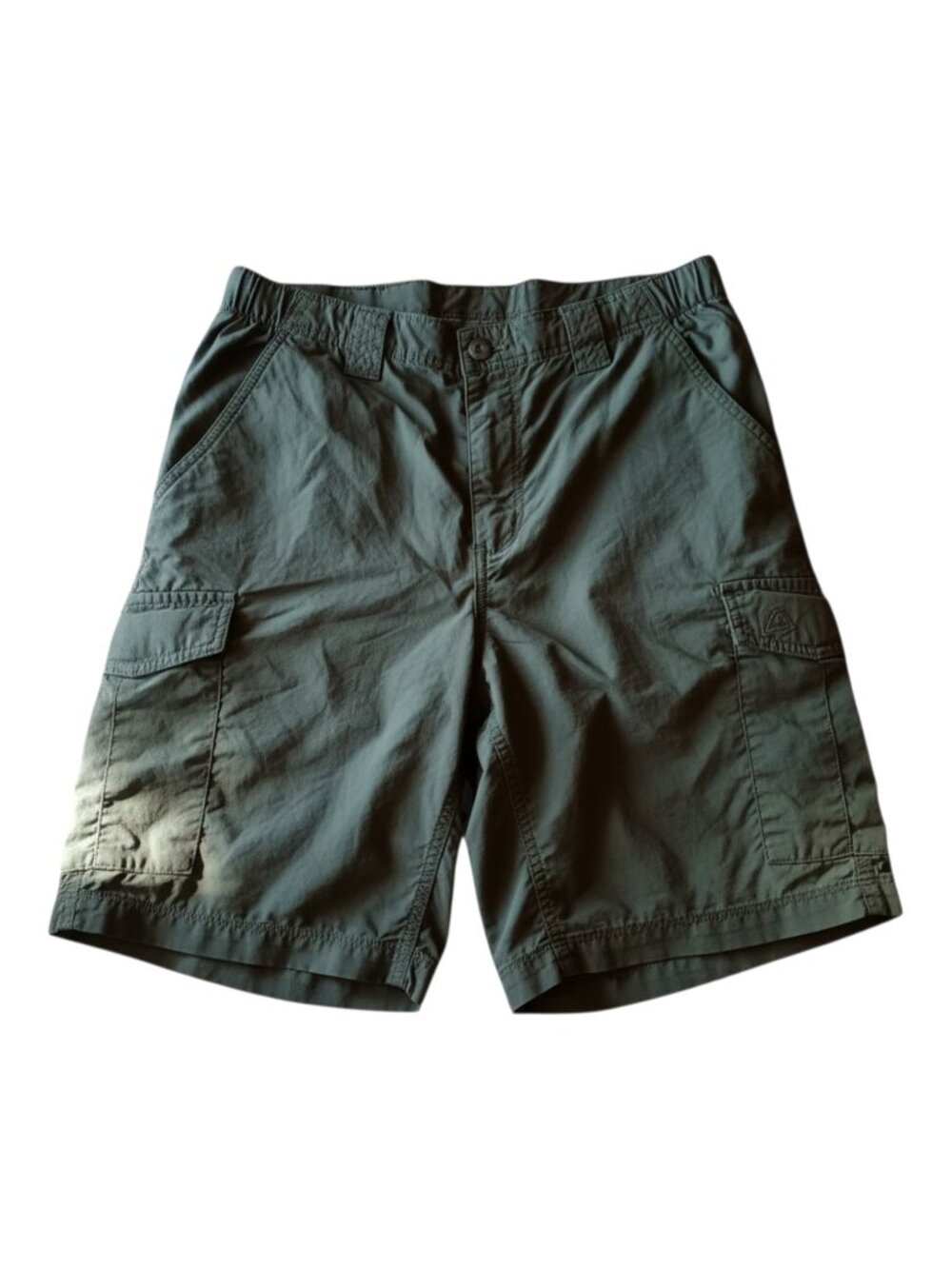 COLUMBIA Men's Dark Green Nylon Hiking Shorts